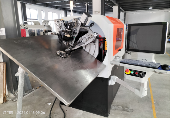 0.3 - 2.5mm سیم شکل گیری چند وظیفتی CNC بهار ساخت ماشین با سرو موتور