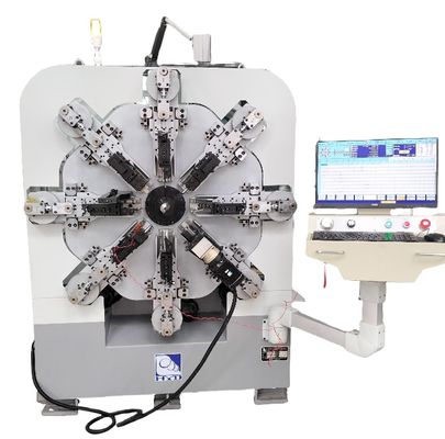 Automatic Multi-Function CNC Spring Machine with 12 Axes Servo Motors and 100m/min Speed for Low-carbon Steel 2-6mm