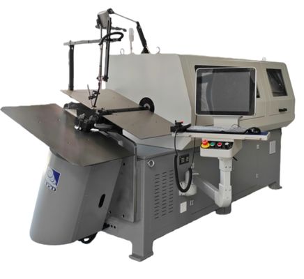 فولاد بهار 2 - 8mm 3D CNC Wire Bender شکل گیری پایدار با سیستم CNC