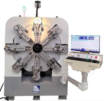 دستگاه فنرساز اتوماتیک CNC بدون بادامک 2.0-6.0 میلی‌متری با هسته موتور برای فلز و متالورژی