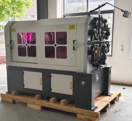 تجهیزات ساخت فنر CNC بادامک 4.0 میلی متری Sanyo Motor CE ISO9001 Blue Systems