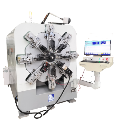 ماشین ساخت بهار CNC بدون سیم 1.0-4.0mm 12 محور سیستم های شکل دهی سیم