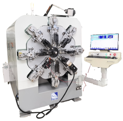 دستگاه اتوماتیک بهار اتوماتیک Camless، ماشین Coiling Spring با دوازده محور