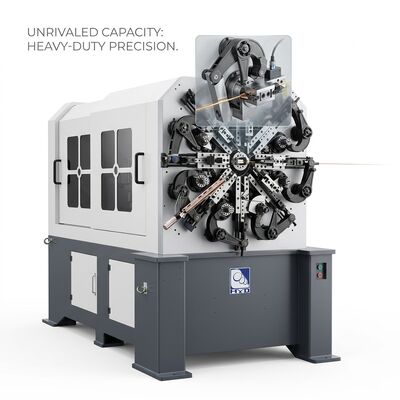 دستگاه فنر CNC چرخشی پنج محوری 1.0 - 4.0 میلی متری سیستم موتور ژاپن
