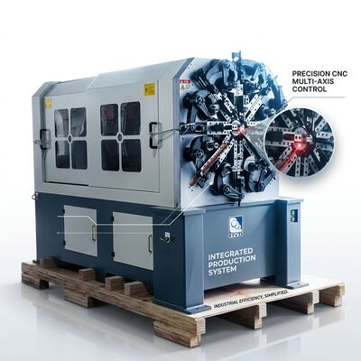 دستگاه فنر CNC چرخشی پنج محوری 1.0 - 4.0 میلی متری سیستم موتور ژاپن