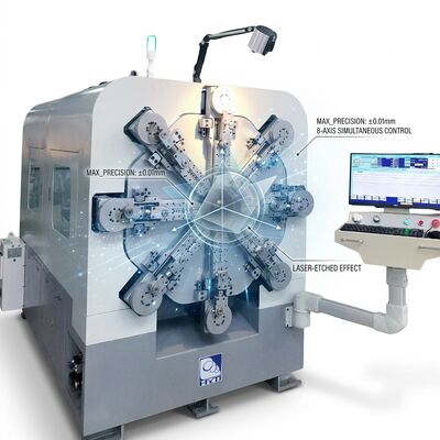 سیستم های سرو موتور تک محوره دستگاه فنر ساز CNC با دقت بالا