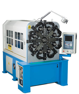 تجهیزات ساخت فنر CNC بادامک 4.0 میلی متری Sanyo Motor CE ISO9001 Blue Systems