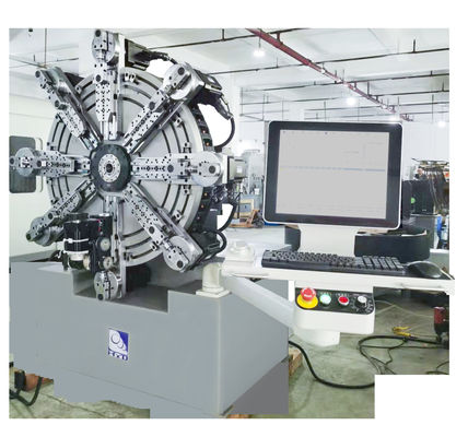 4.0 میلی متر CNC کنترل سیستم های کویلینگ دستگاه تولید فنر