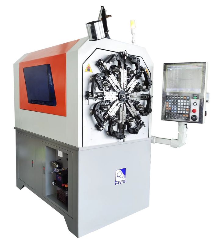دستگاه فنر CNC با دقت بالا HYD-20T-5A سیستم های چرخش سیم پنج محوره