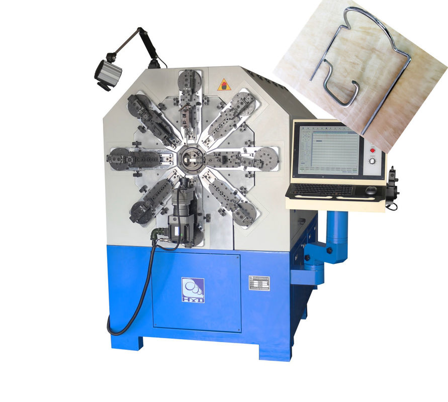 دستگاه فنر CNC بدون شتر 380 ولت 50 هرتز 27 کیلووات برای سیستم‌های فولاد کربنی 1 - 4 میلی‌متری