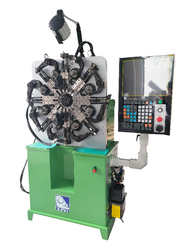 0.2-2.3mm ماشین بهار CNC با دقت بالا HYD-20T-4A پنج محور با چرخش سیم