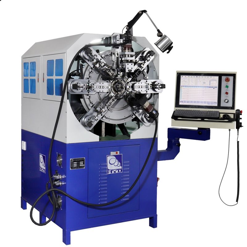 ماشین ساخت بهار CNC بدون کام دوازده محور ماشینکاری سیم 0.3 - 2.5 میلی متر CNC بهار