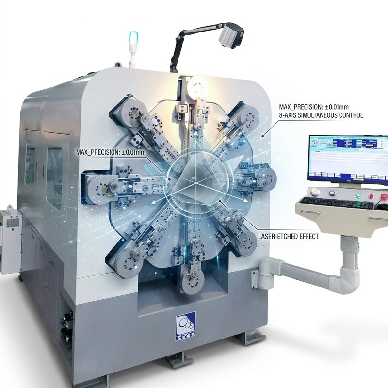سیستم های سرو موتور تک محوره دستگاه فنر ساز CNC با دقت بالا