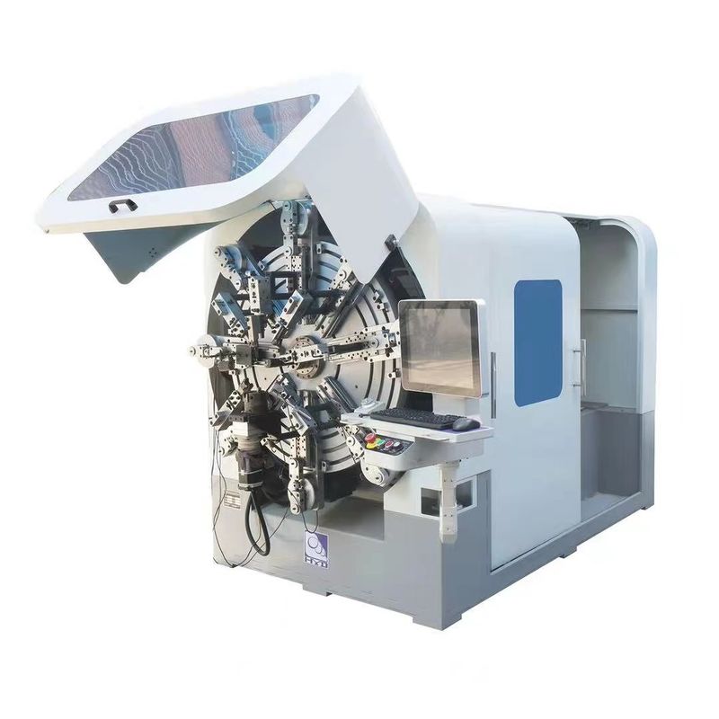360 درجه بدون سیم چرخش 4mm سیم CNC ماشین بهار سریع شکل گیری کویل